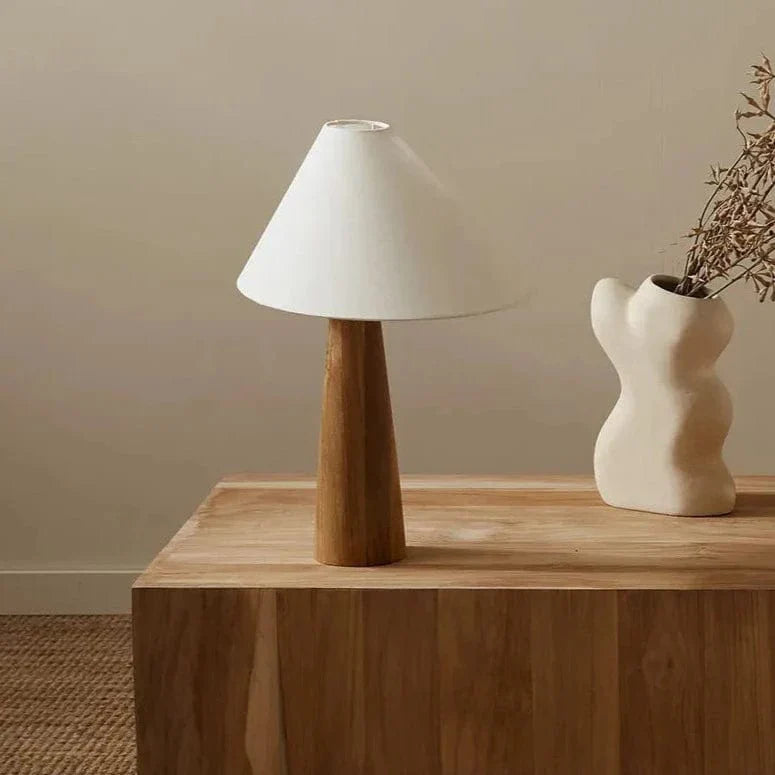 Japanese Retro Wood Table Lamp