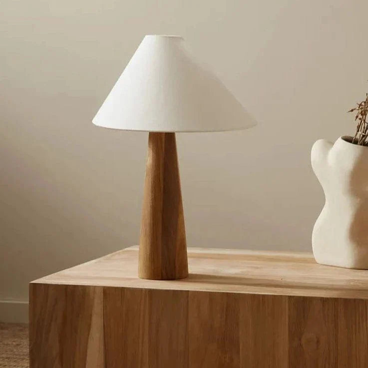 Japanese Retro Wood Table Lamp
