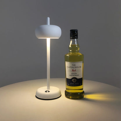 Modern Minimalist Round Drum LED Touch Table Lamp