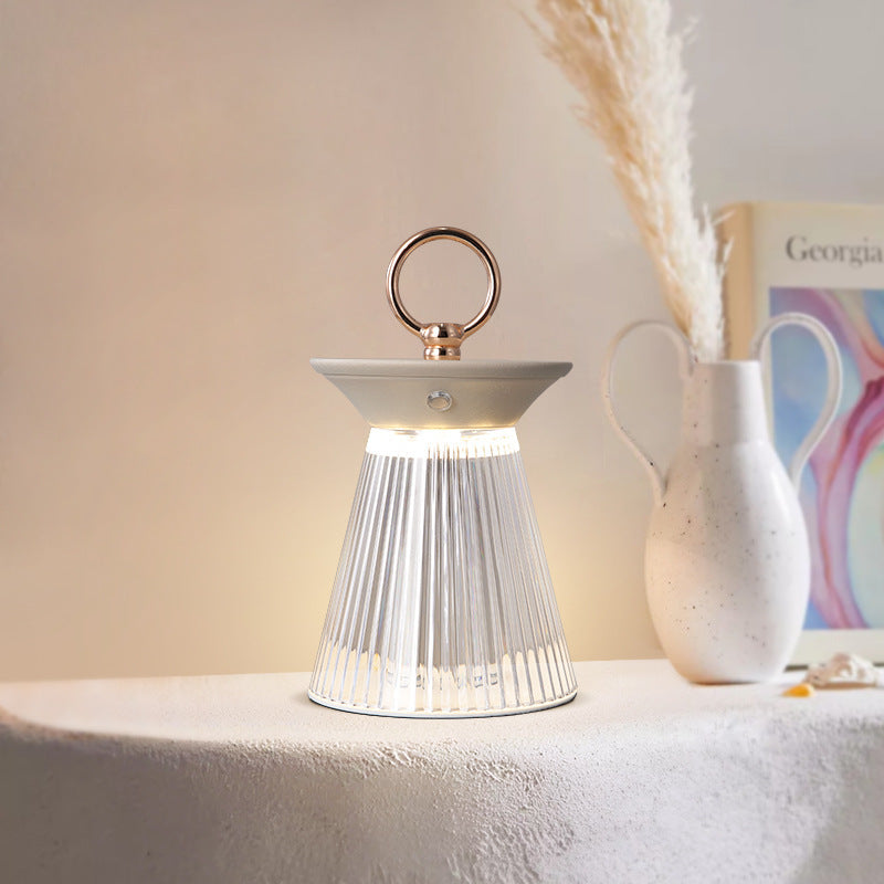 Portable Semi-Conical Night Light Table Lamp