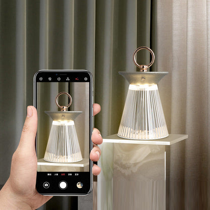 Portable Semi-Conical Night Light Table Lamp