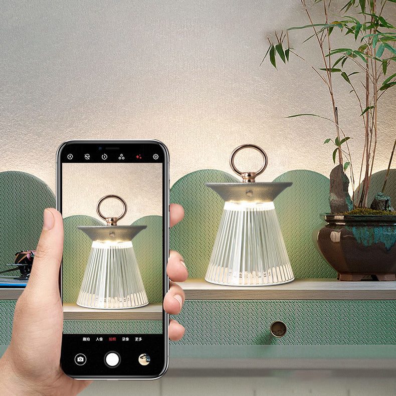 Portable Semi-Conical Night Light Table Lamp