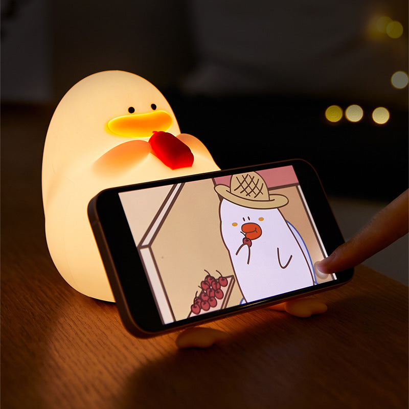 Silicone Duck LED Night Light