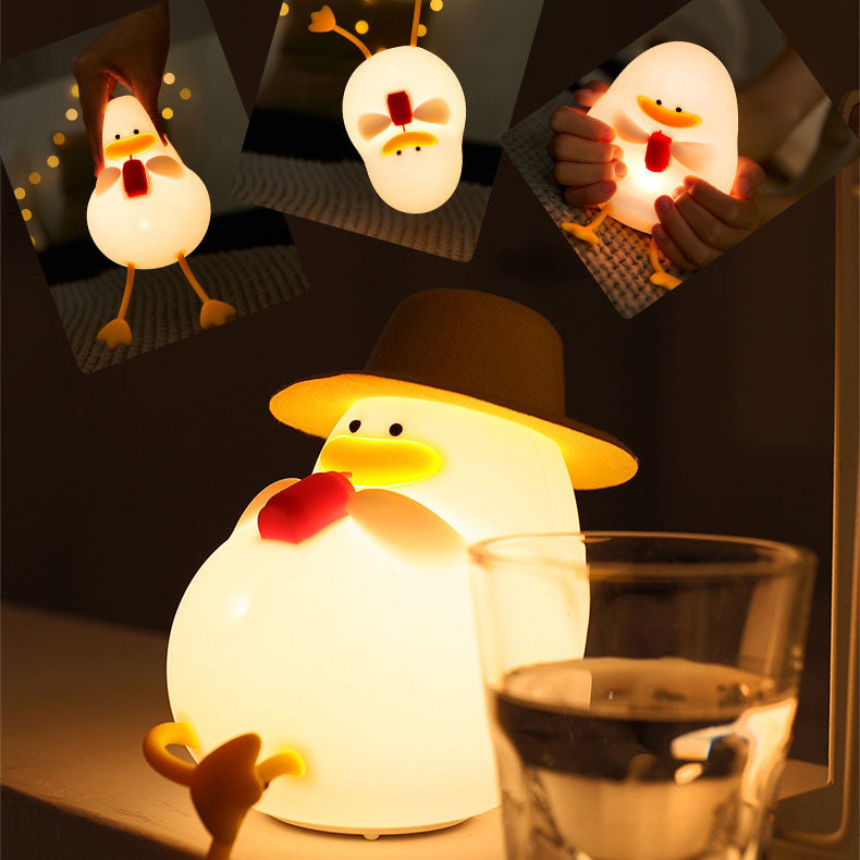 Silicone Duck LED Night Light