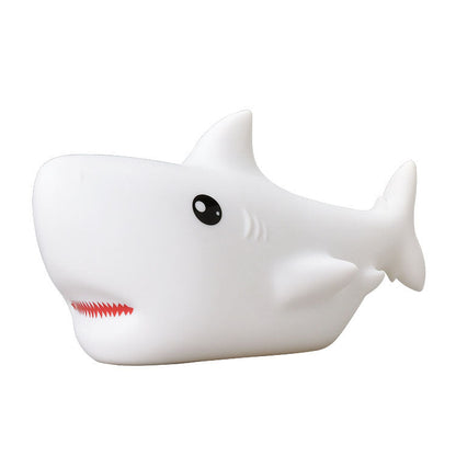 Creative Ocean Shark Silicone USB LED Night Light Table Lamp