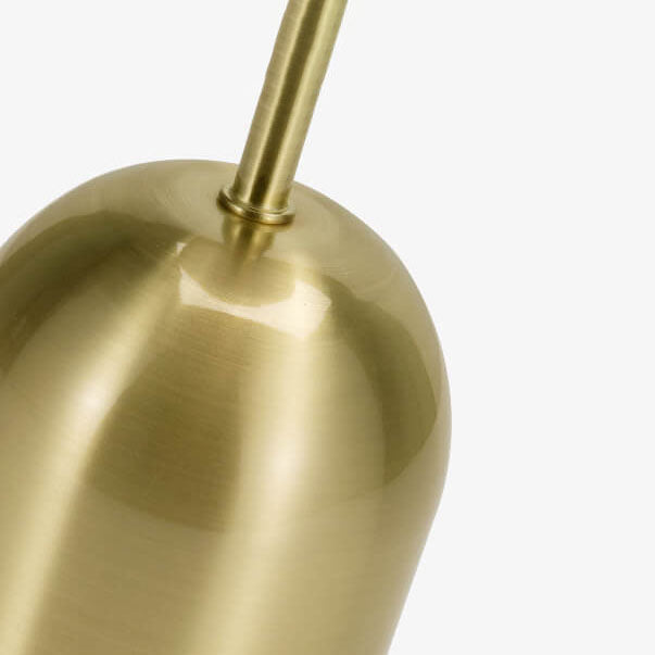 Modern Golden Iron Round LED Touch USB Table Lamp