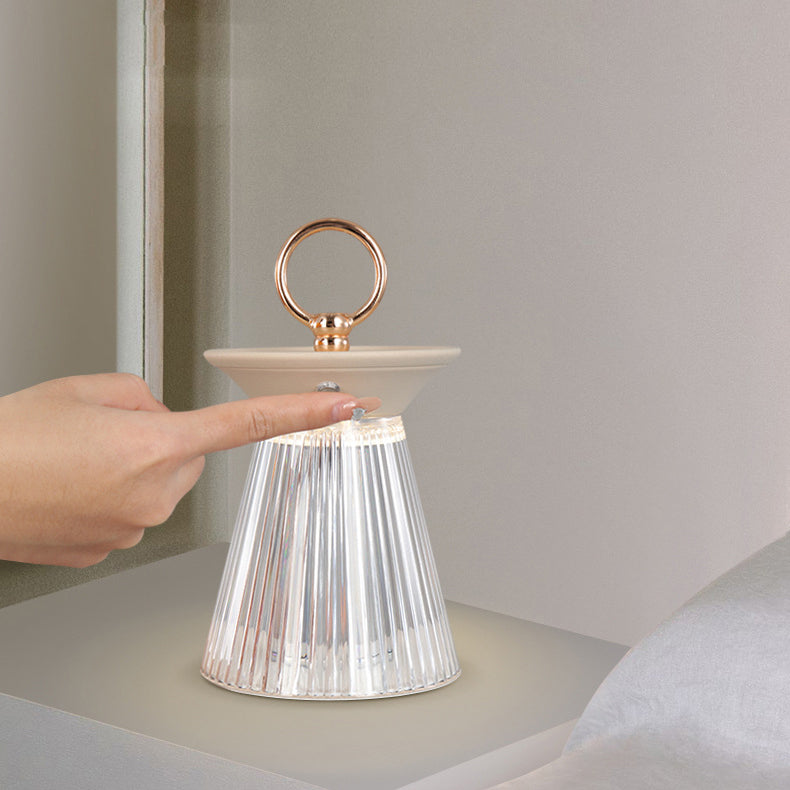 Portable Semi-Conical Night Light Table Lamp