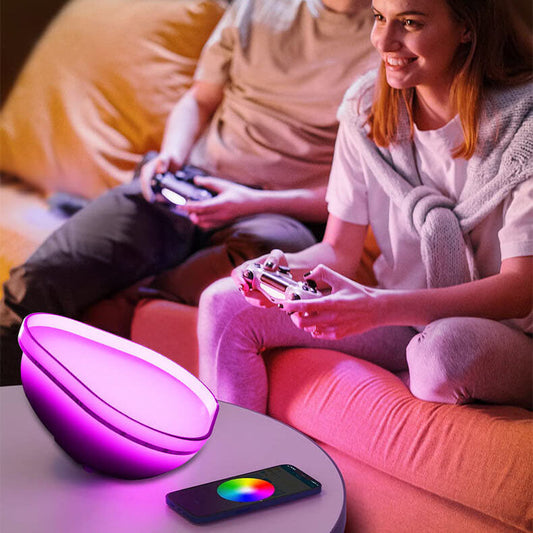 Creative RGB Bowl Bluetooth APP LED Atmosphere Table Lamp