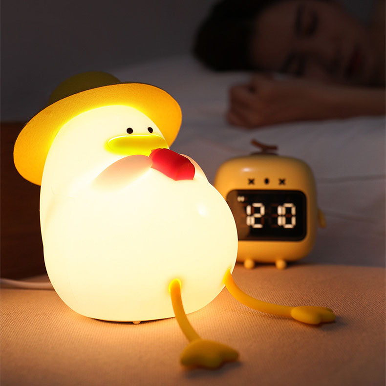 Silicone Duck LED Night Light