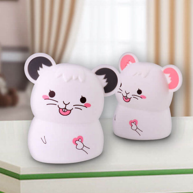 Cartoon Mouse Silicone USB Lamp