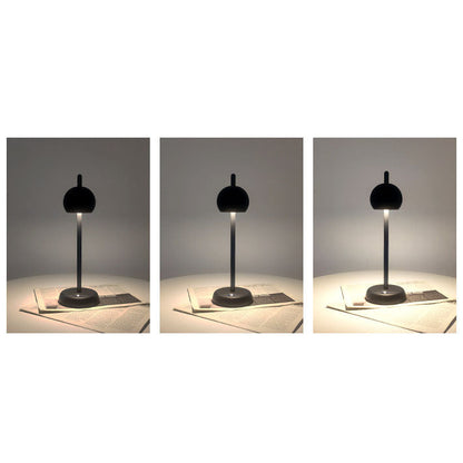 Creative Simple Round Iron LED Touch Table Lamp