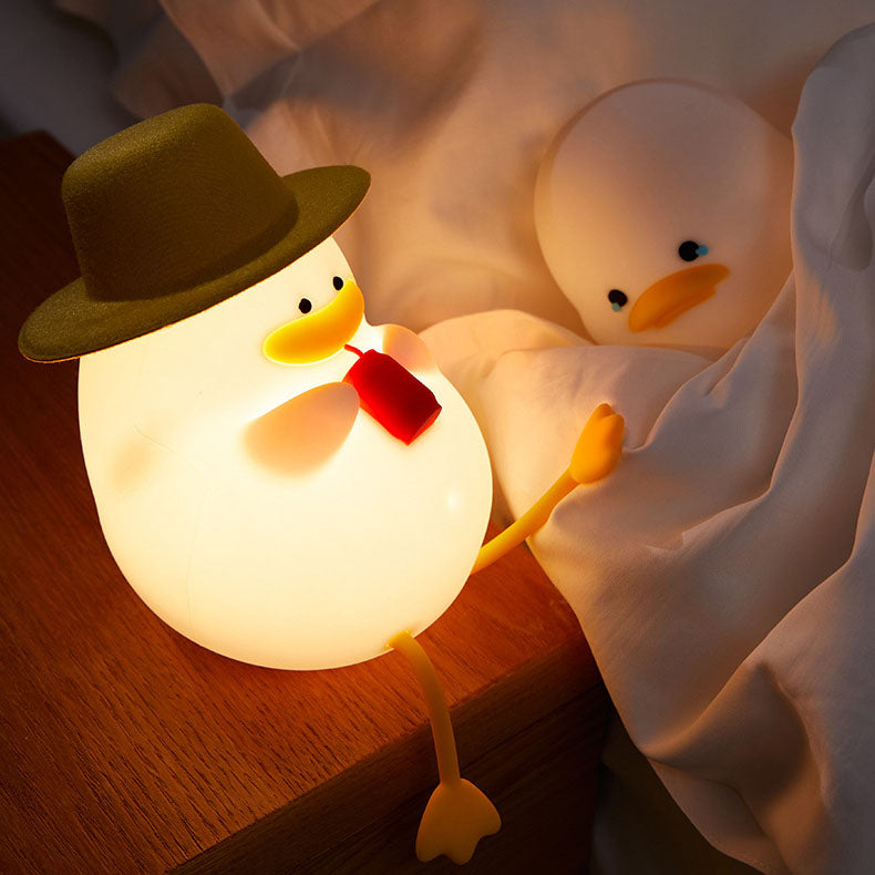 Silicone Duck LED Night Light