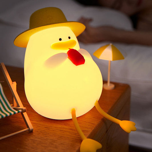 Silicone Duck LED Night Light