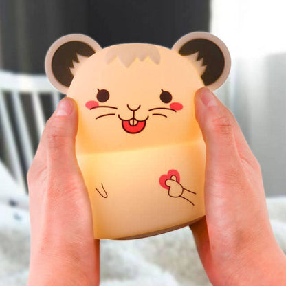 Cartoon Mouse Silicone USB Lamp