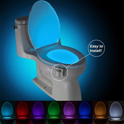 Motion Sensor LED Toilet Night Light with Induction Detection