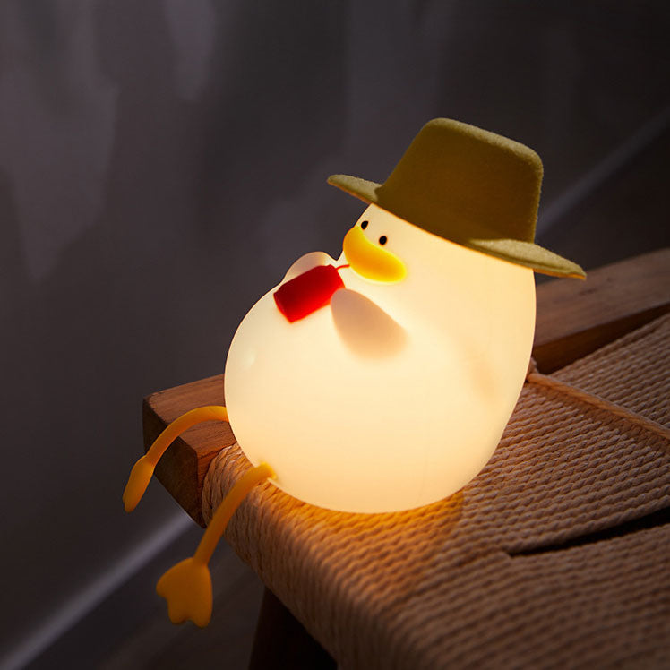 Silicone Duck LED Night Light