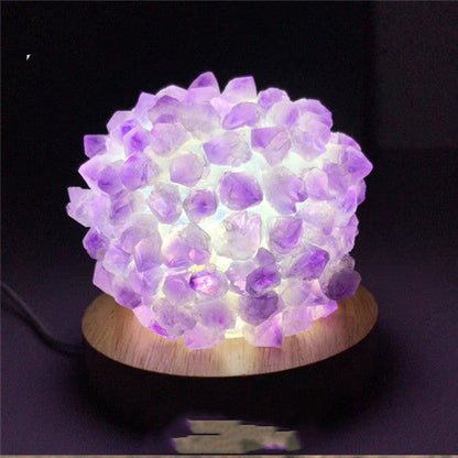 Quartz Crystal Table Lamp