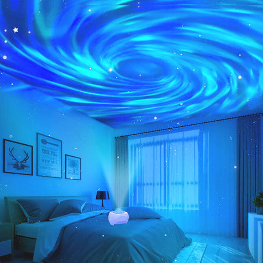 Creative Galaxy Projection Light  LED Atmosphere Bluetooth Music Projection Light