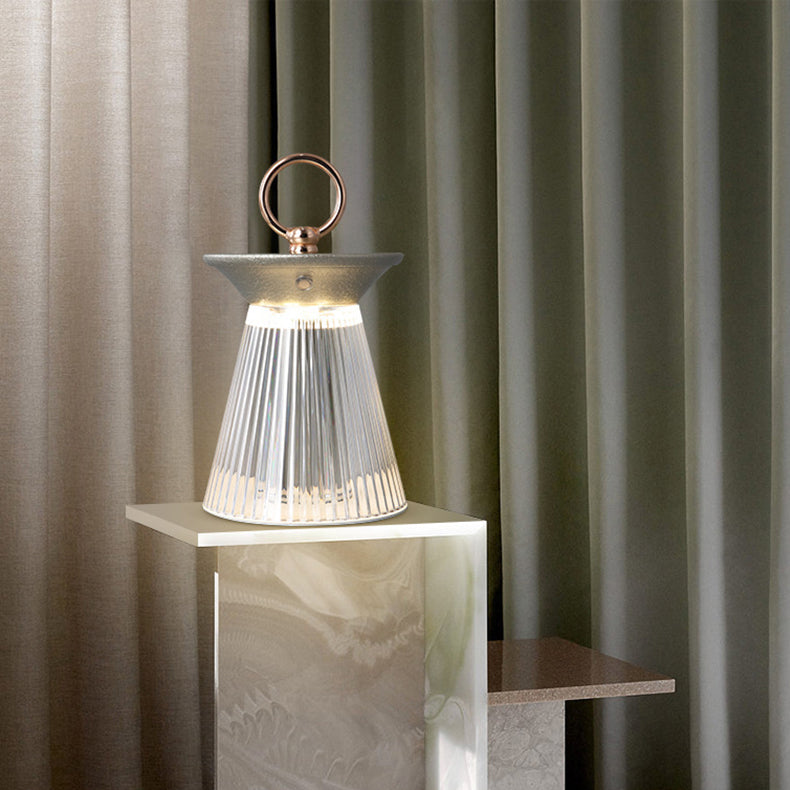 Portable Semi-Conical Night Light Table Lamp