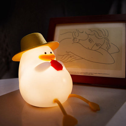 Silicone Duck LED Night Light