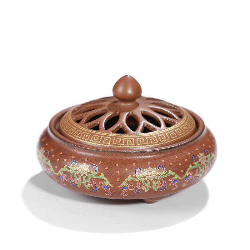 Ceramic Cloisonne Incense Burner