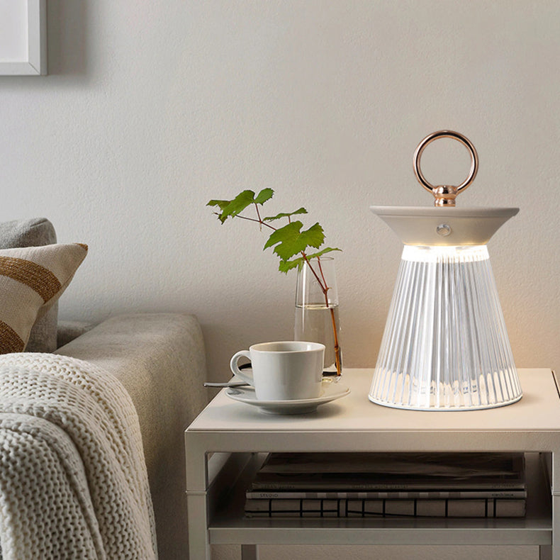 Portable Semi-Conical Night Light Table Lamp