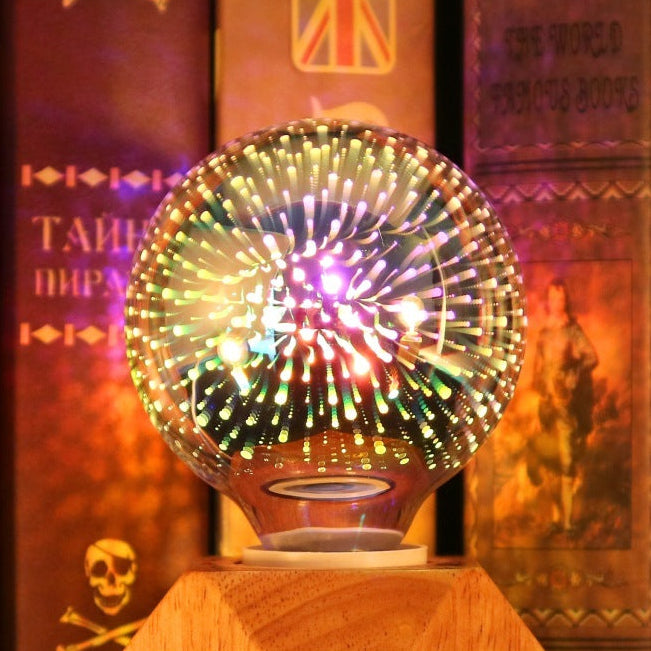 3D Fireworks Decorative Edison Light Bulb