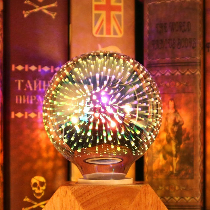 3D Fireworks Decorative Edison Light Bulb