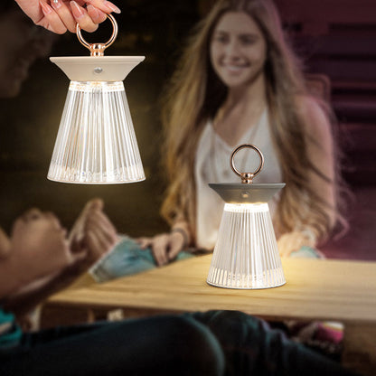 Portable Semi-Conical Night Light Table Lamp