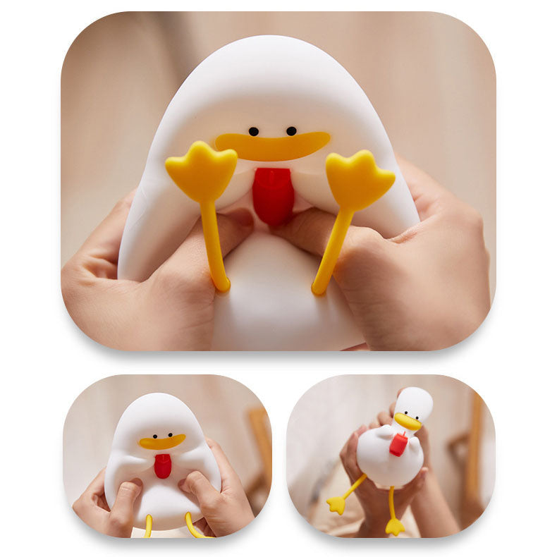 Silicone Duck LED Night Light