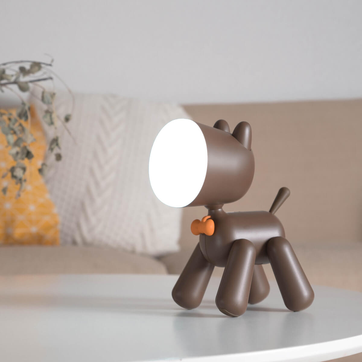 Smart Dog USB LED Night Light Table Lamp