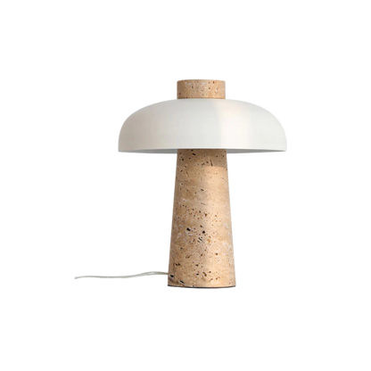 Simple style terrazzo mushroom-shaped decorative table lamp