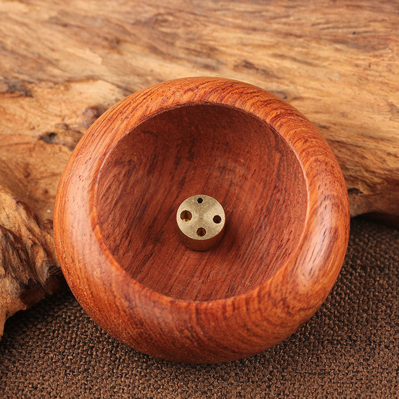 4-hole Rosewood Bowl Incense Burner