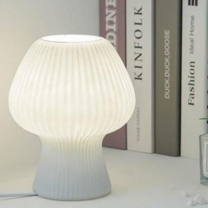 Vintage Glass Tulip LED Night Light Table Lamp