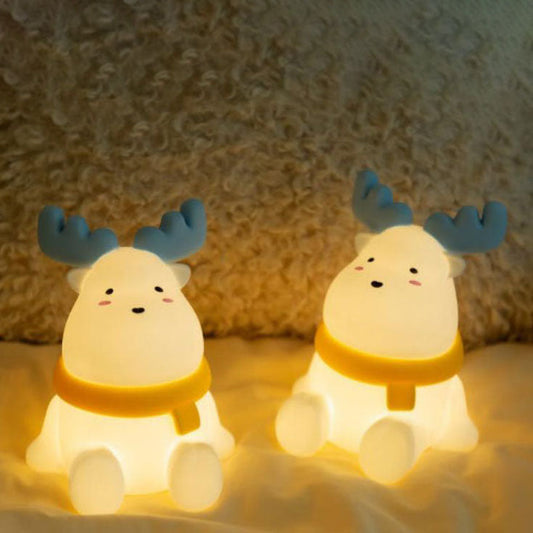 Silicone Moose LED Night Light