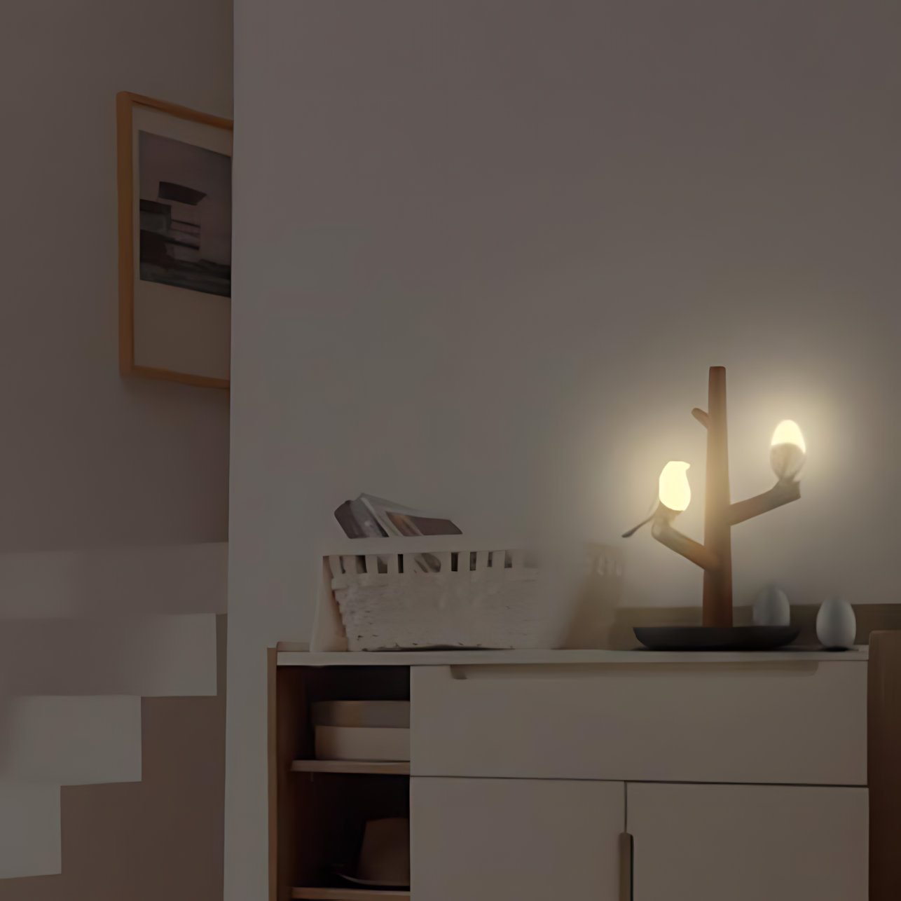 Smart Sensor Bird Magpie Table Lamp