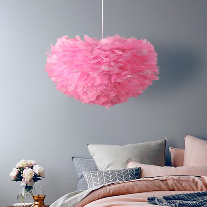 Feather Chandelier Pendant Light