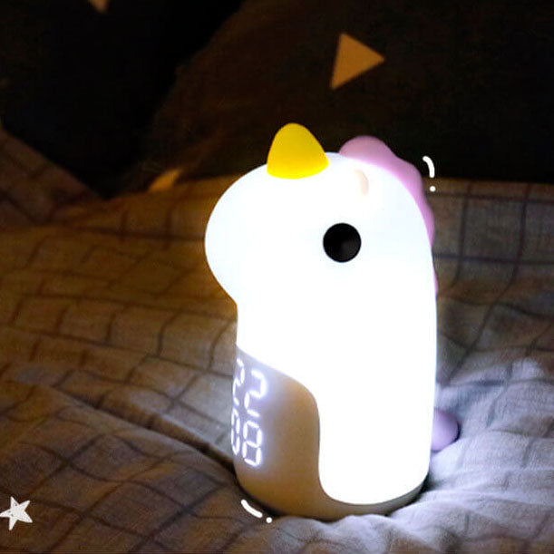 Unicorn Timer Night Light with Alarm Clock