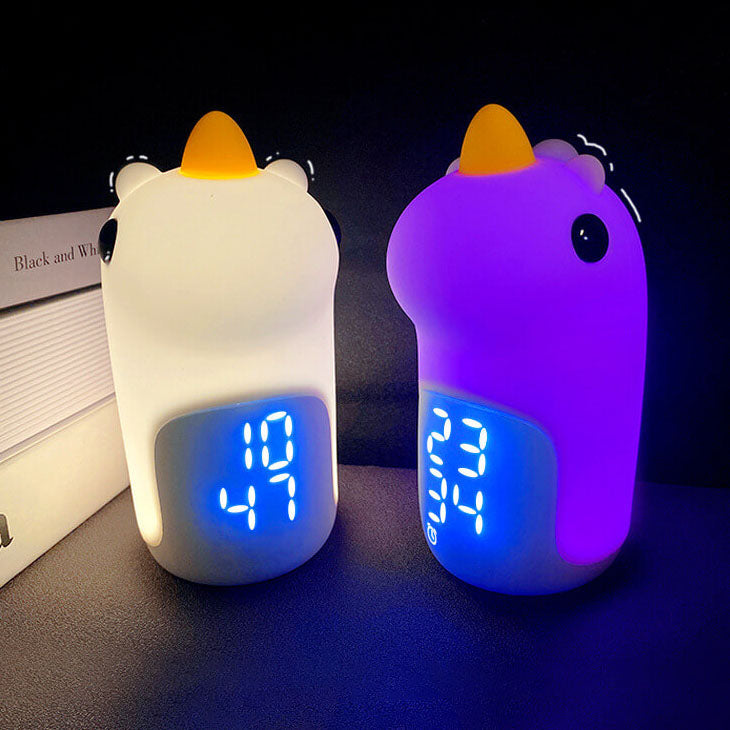 Unicorn Timer Night Light with Alarm Clock