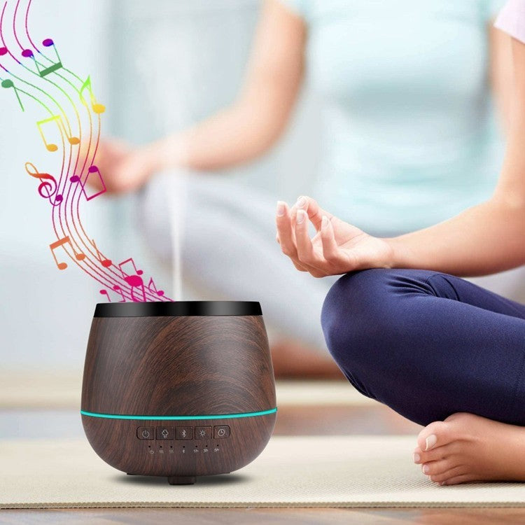 Bluetooth Speaker & Diffuser Aromatherapy Lamp