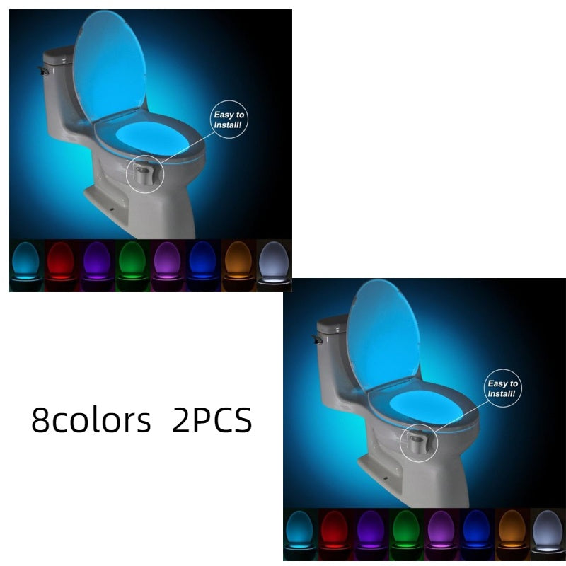 Motion Sensor LED Toilet Night Light with Induction Detection