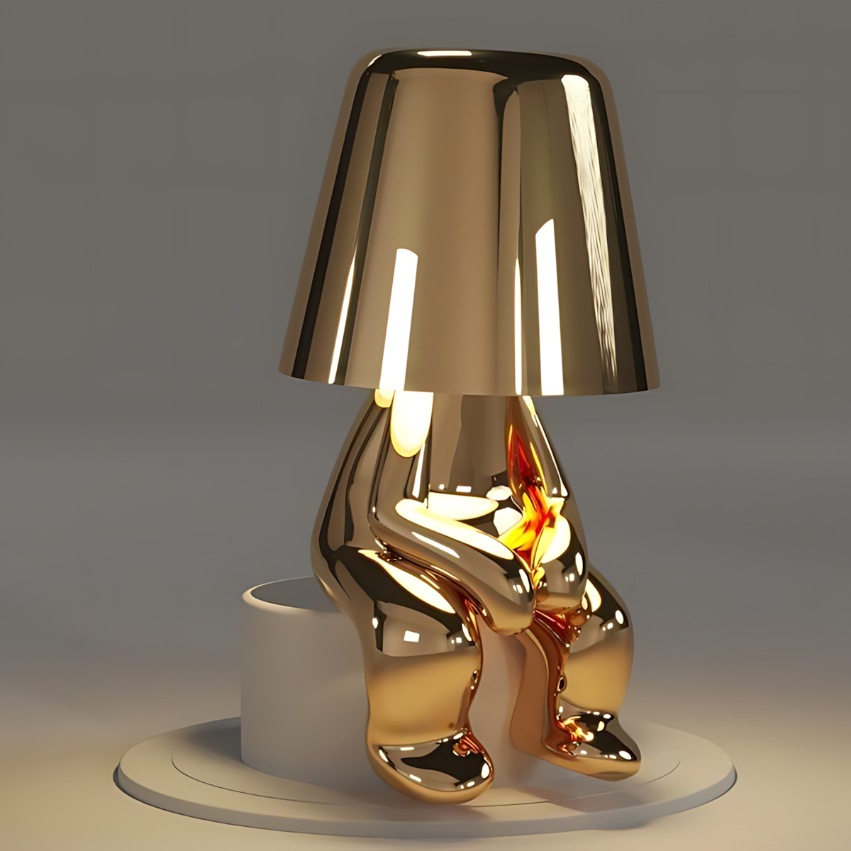 The Italian Brothers Thinker Lamp