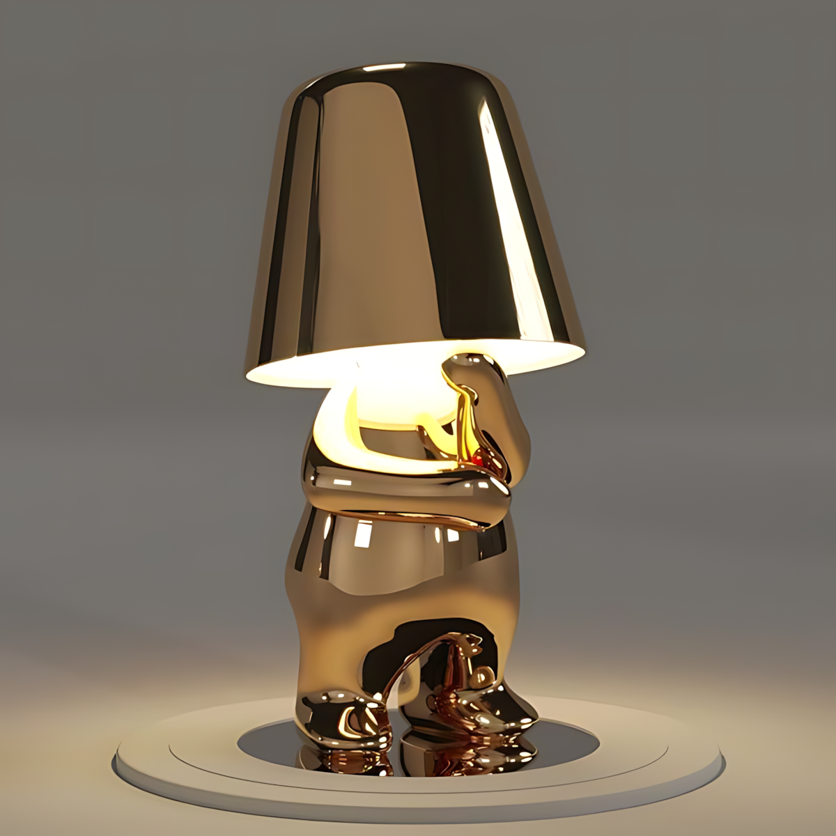 The Italian Brothers Thinker Lamp