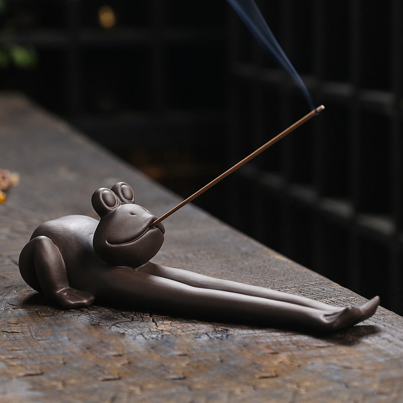 Creative Frog  Incense Burner Incense Holder