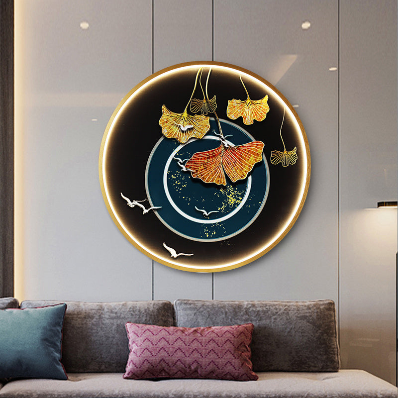 Dawn Entryway Decorative Painting Wall Landscape Mural Lamp