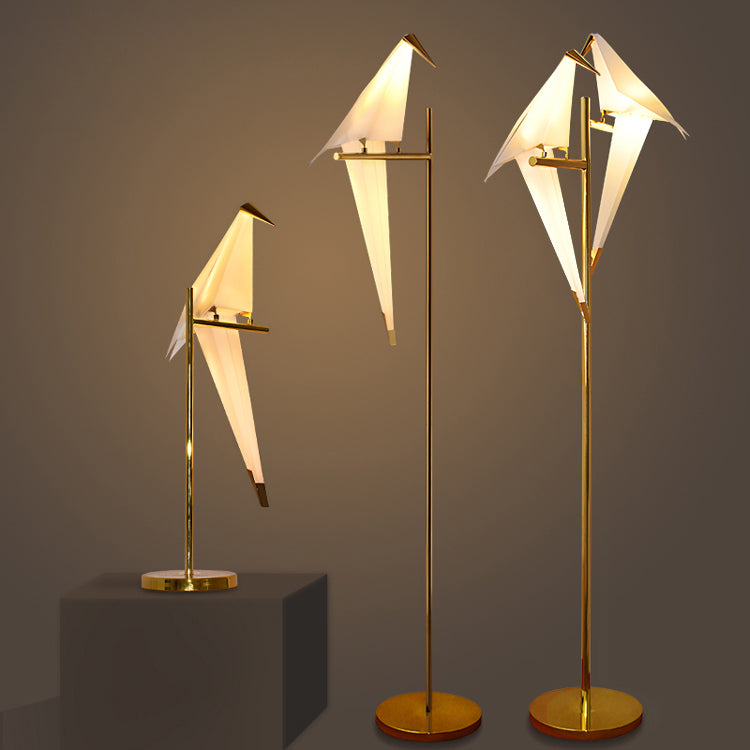 Origami Magnetic Bird Lamp