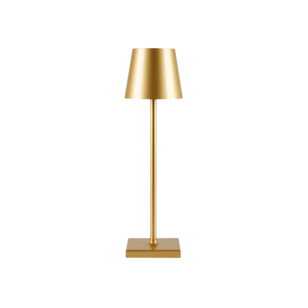 Golden Ambient Glow Wireless Table Lamp