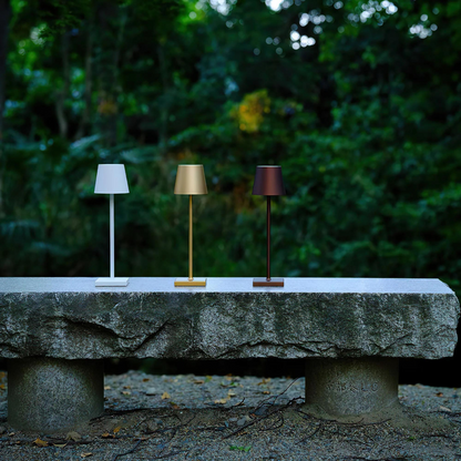 Golden Ambient Glow Wireless Table Lamp