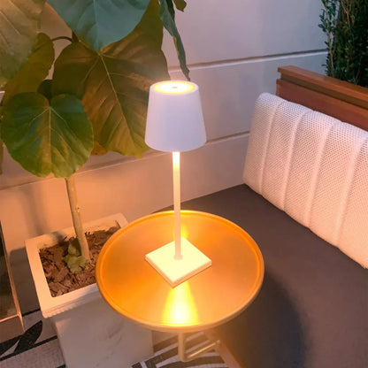 Golden Ambient Glow Wireless Table Lamp