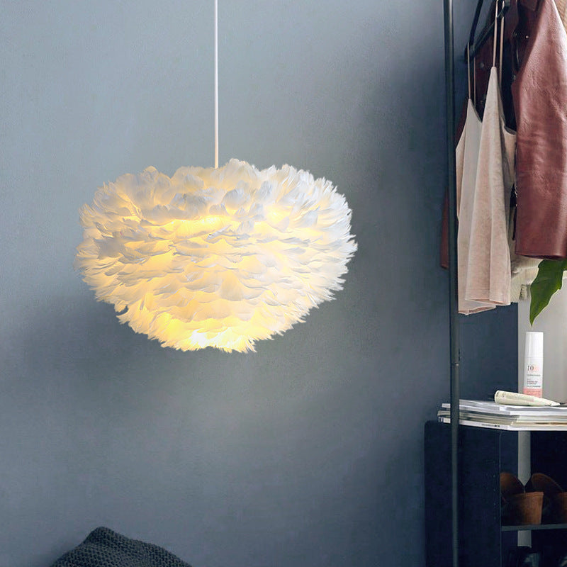 Feather Chandelier Pendant Light